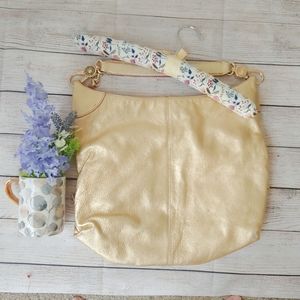 Dooney and Bourke Gold Leather Purse